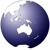 World+map+globe+australia