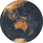 World+map+globe+australia