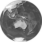 World+map+globe+australia