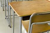 Empty school desk