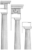 Clip Art of Architecture - Ancient Greece - line art Detail Classical ...