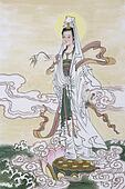 中国語 神話である 慈悲の女神 中に 仏教 Kuanyin Bodhisattva 画像コレクション U Fotosearch