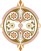 Fancy circle design Clipart | u25953122 | Fotosearch