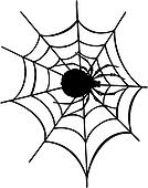 Clipart of , pinstriping, spider, spider web, vehicle graphics ...